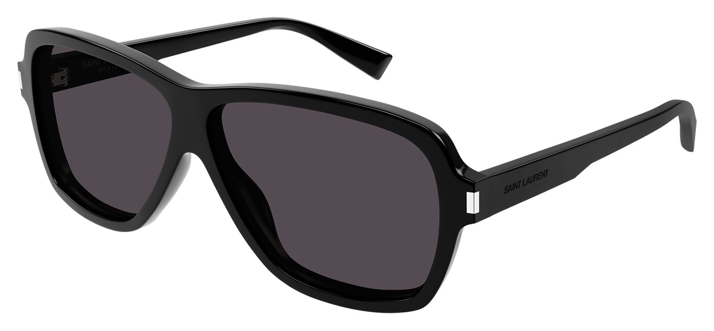 Saint Laurent SL 609 Carolyn Prescription Sunglasses - Black / Grey ...