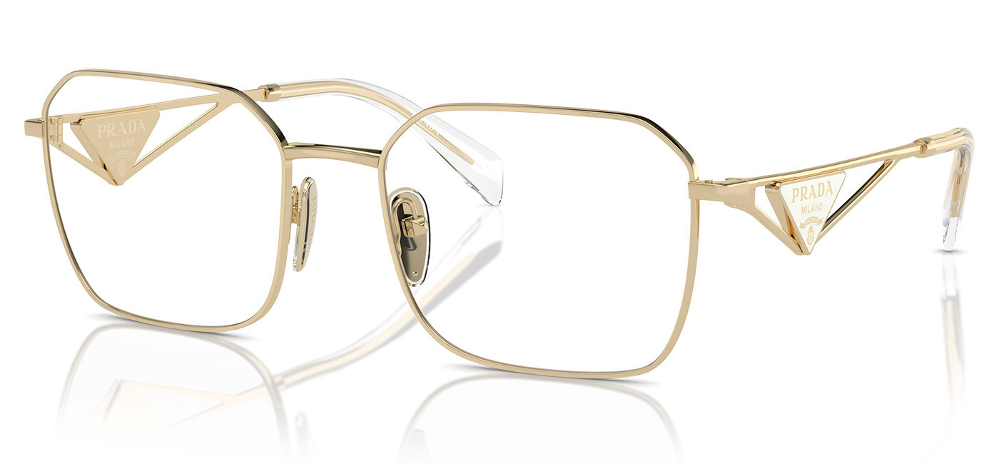 Prada on sale glasses gold