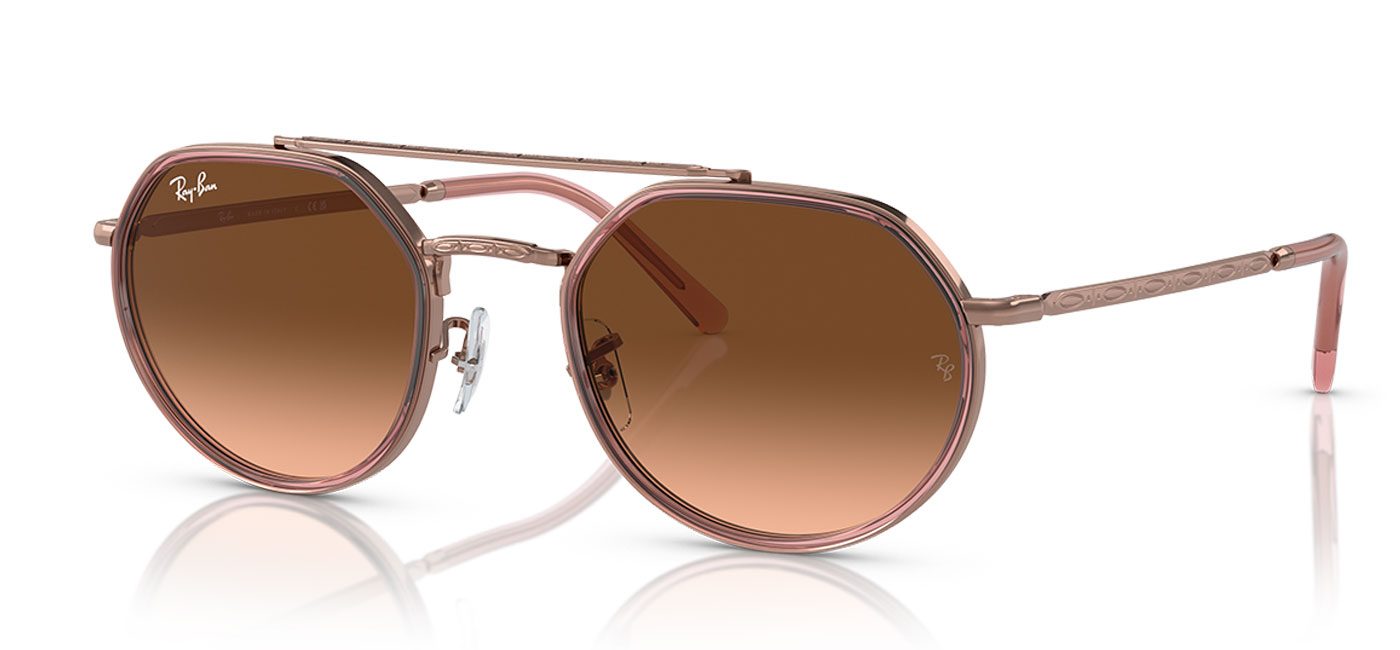 Ray Ban RB3765 Sunglasses Copper Pink and Brown Gradient