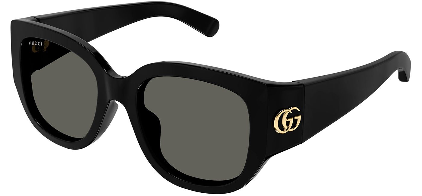 Gucci GG1599SA Sunglasses - Black / Grey - Tortoise+Black