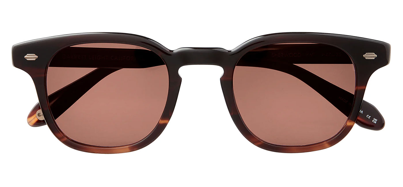 Garrett Leight Sherwood Sunglasses Redwood Tortoise Pure Rosewood