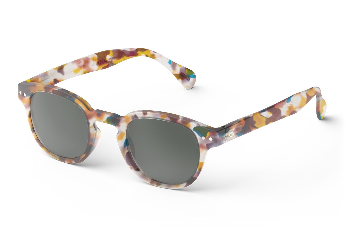 IZIPIZI #C Sunglasses - Blue Tortoise / Grey - Tortoise+Black