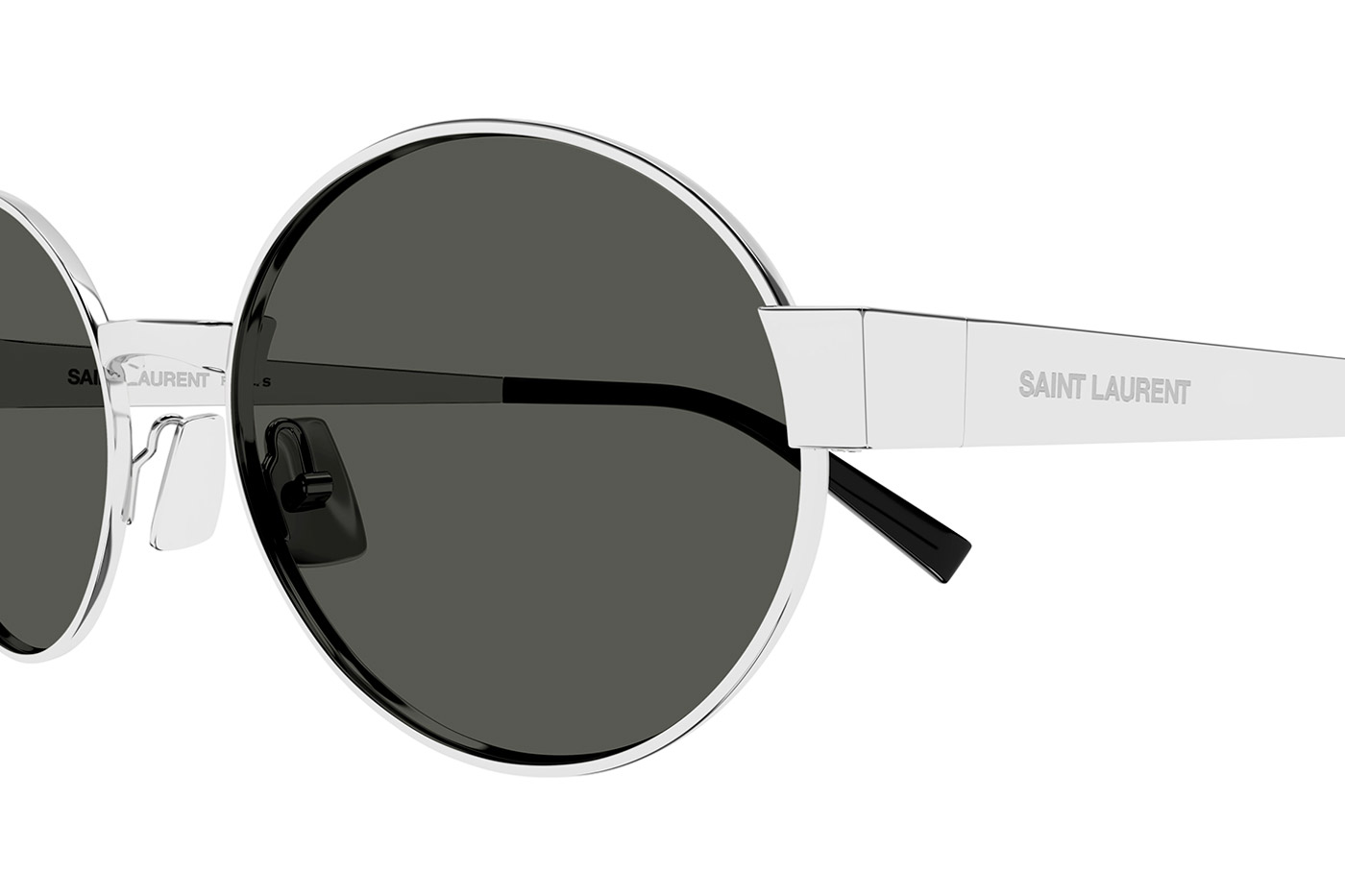 Saint Laurent SL 692 Sunglasses - Silver / Grey - Tortoise+Black Saint Laurent SL 692 Sunglasses - Silver / Grey - Tortoise+Black