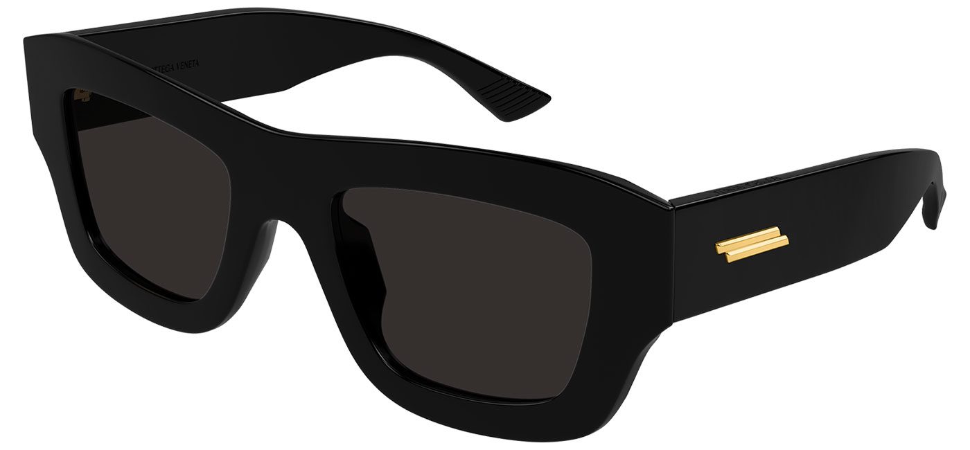 Bottega Veneta BV1357S Sunglasses - Black / Grey - Tortoise+